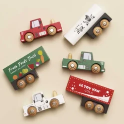 Wooden Trailer Truck Set