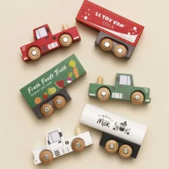 Wooden Trailer Truck Set