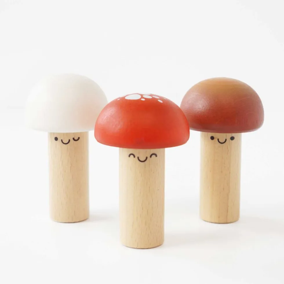 Woodland Mushroom Hammer Game - 5 Pieces