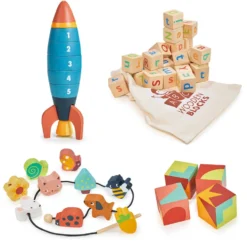 Wood Learning Toys Bundle