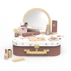 Wood Pretend Play Beauty Suitcase
