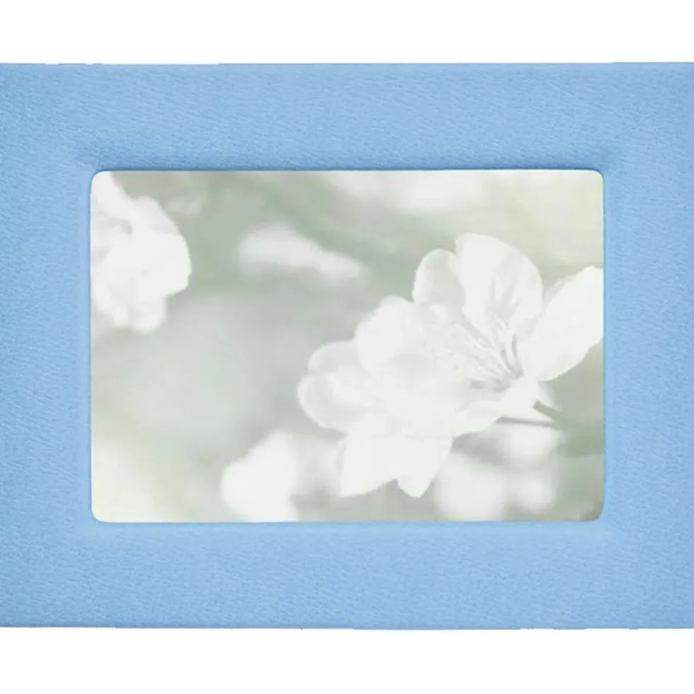 5" x 7" Leather Studio Frame - Light Blue
