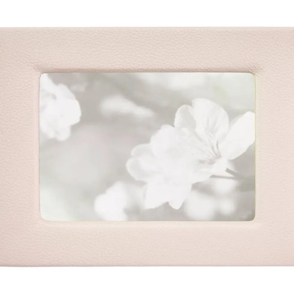 5" x 7" Leather Studio Frame - Light Pink