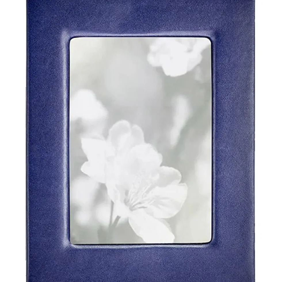 5" x 7" Leather Studio Frame - Navy Blue