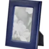 4" x 6" Leather Studio Frame - Navy Blue