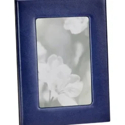 4" x 6" Leather Studio Frame - Navy Blue