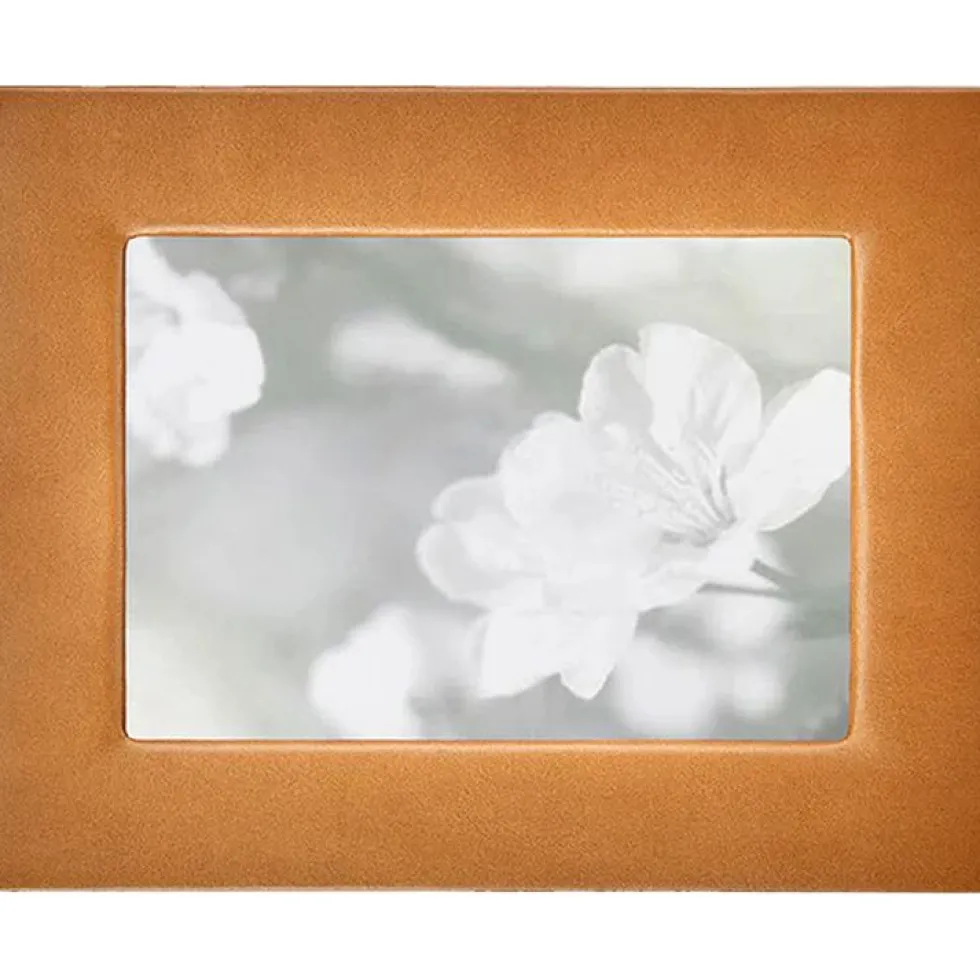 5" x 7" Leather Studio Frame - Tan