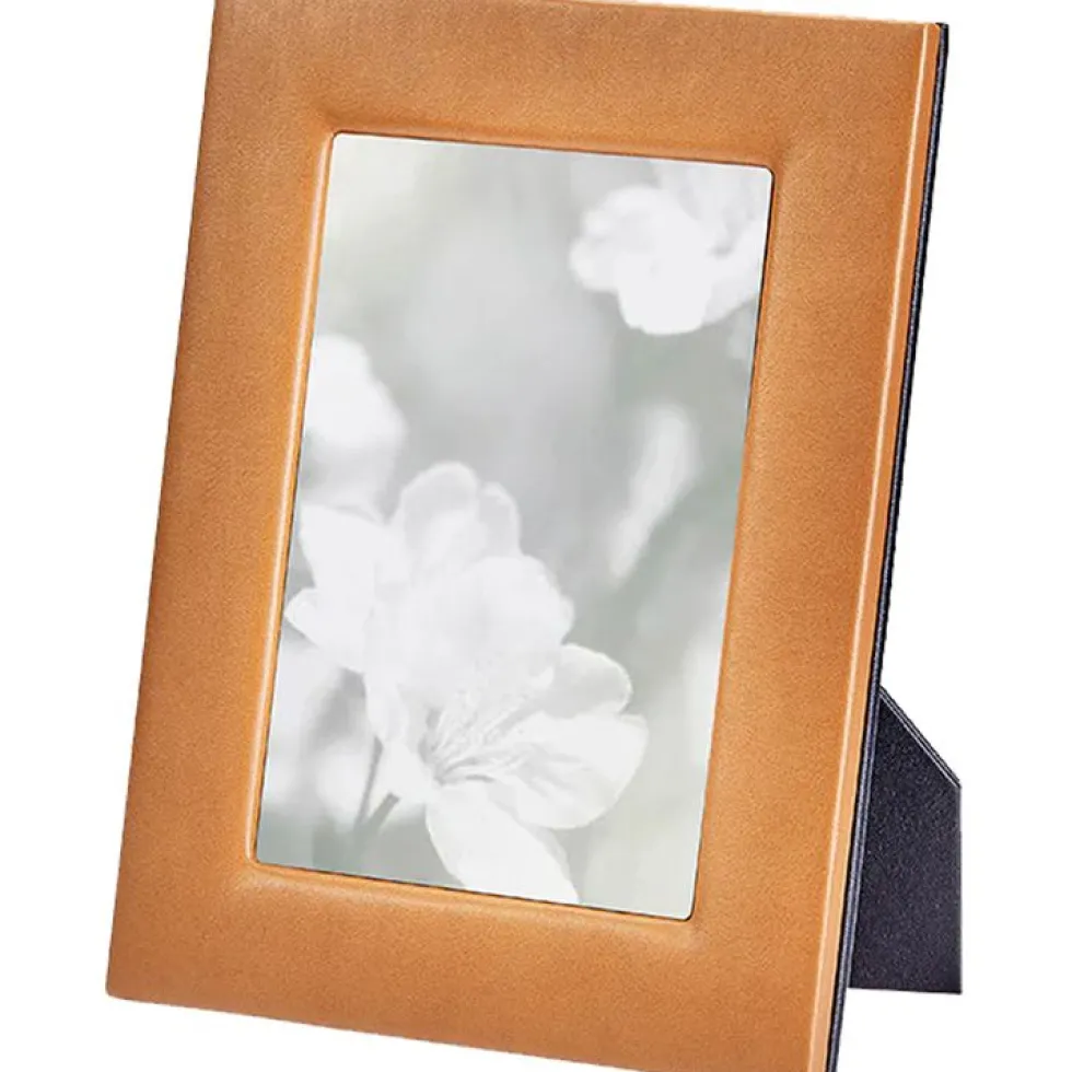 5" x 7" Leather Studio Frame - Tan