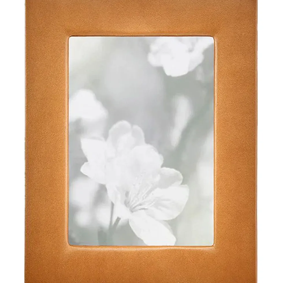 5" x 7" Leather Studio Frame - Tan