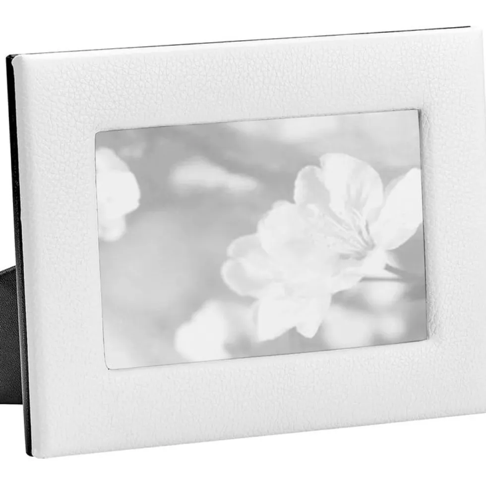 5" x 7" Leather Studio Frame - White