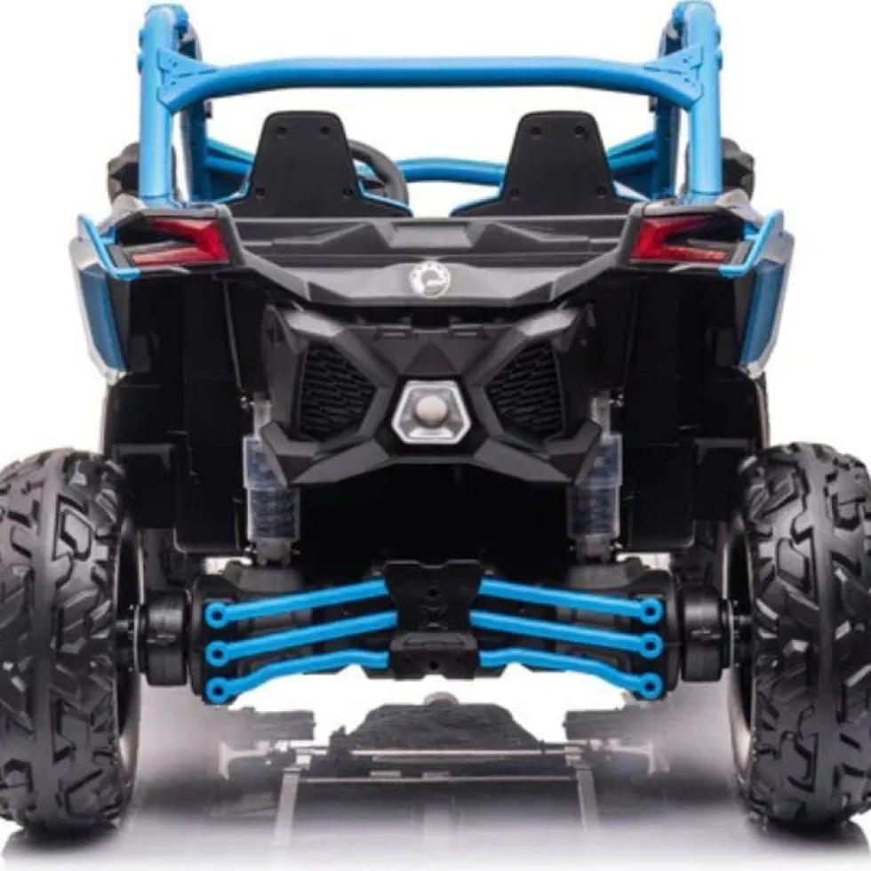 2x24V 4x4 Can Am Maverick 2 Seater Ride on UTV - Blue